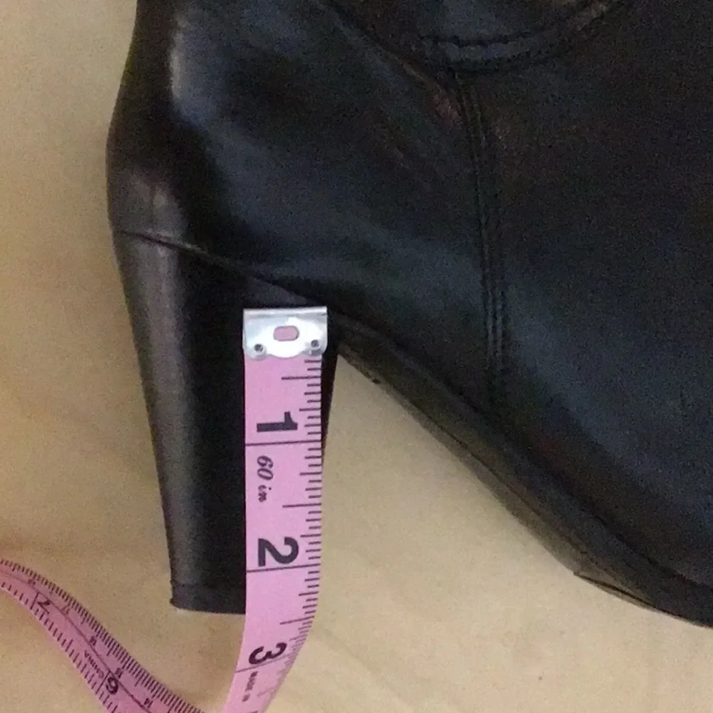 EUROSUOLE Italia Genuine leather Italian over the knee High-boots black 6 - Picture 13 of 15